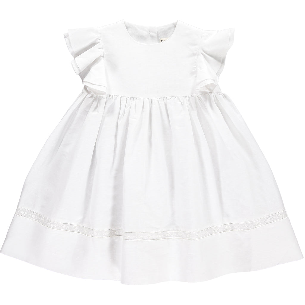 White Linen Dress