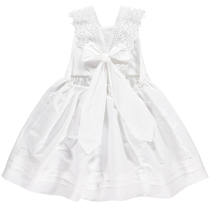 White Dress w Lace Straps