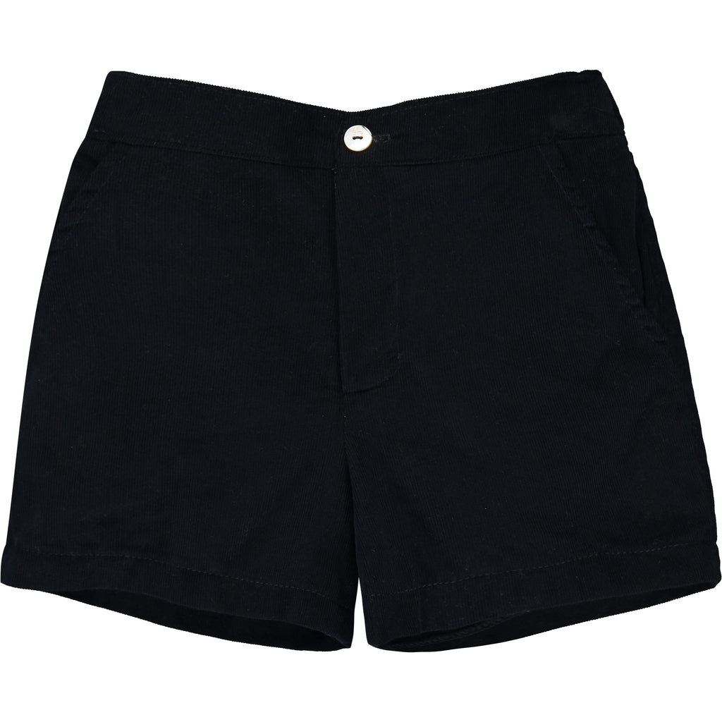 Navy Corduroy Shorts