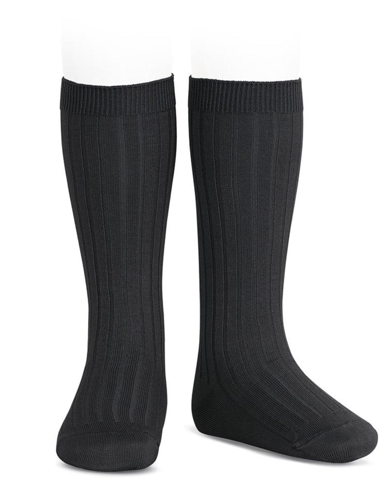 Knee High Socks Anthracite