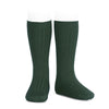 Knee High Socks Bottle Green