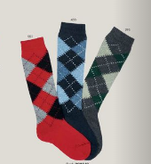 Argyle Knee Socks