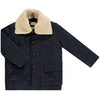 Navy Wool Coat