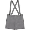 Boys Grey Tweed Shorts