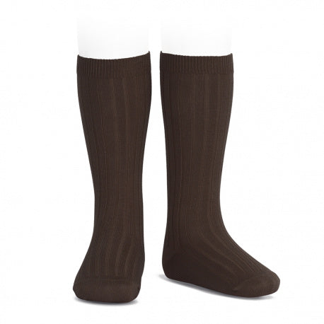 Knee High Socks Marron