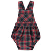 Navy Tartan Romper
