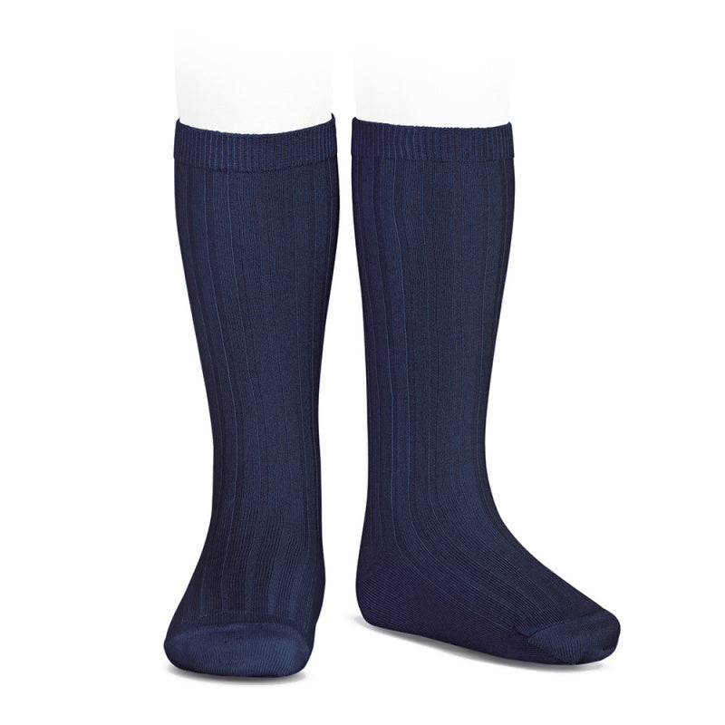 Knee High Socks Navy Blue